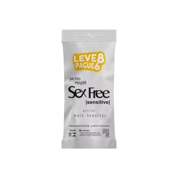 PRESERVATIVO SEXFREE SENSITIVE LEVE 8 PAGUE 6 (18)