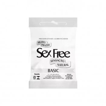 PRESERVATIVO SEXFREE BASIC 03UNID (48)
