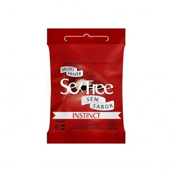 PRESERVATIVO SEXFREE INSTINCT 03UNID (48)