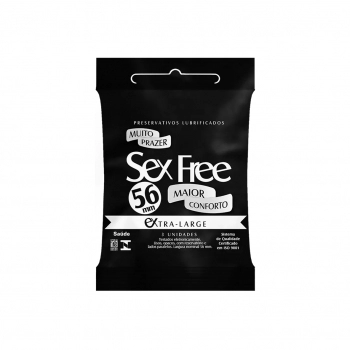 PRESERVATIVO SEXFREE EXTRA - LARGE 03UNID (48)