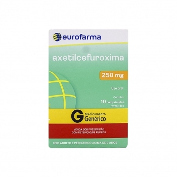 AXETILCEFUROXIMA 250MG 10COMP