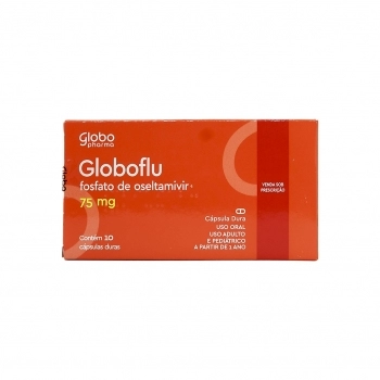 GLOBOFLU - OSELTAMIVIR 75MG 10 CAPS DURA (96)