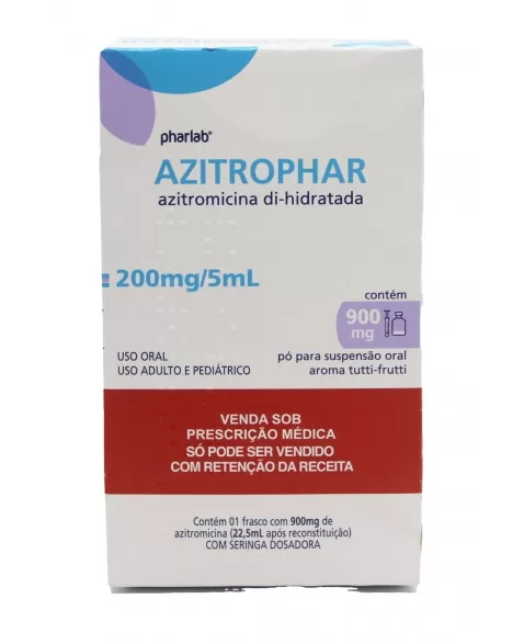 AZITROPHAR - AZITROMICINA 900MG SUSP (48)