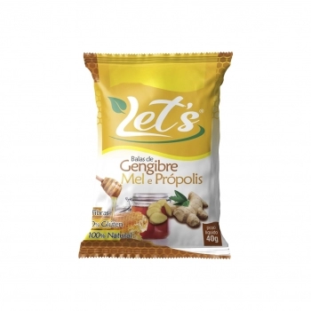BALA GENGIBRE/MEL/PROPOLIS LET´S 40G (30)