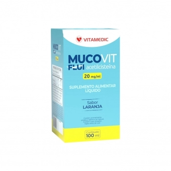 MUCOVIT FLUI 20MG/ML LARANJA 100ML