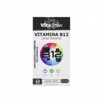 VITASHOW VITAMINA B12 DOSE MAX 60CAPS