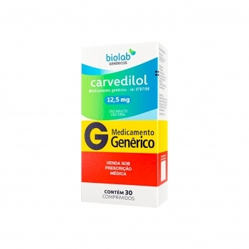 CARVEDILOL 12,5MG 30COMP