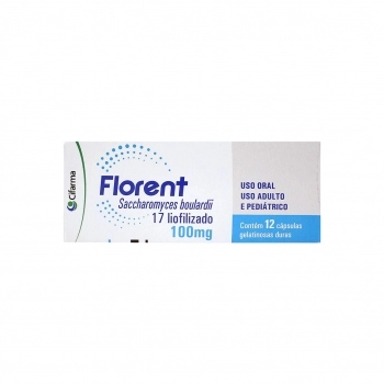 FLORENT 100MG C/12CAPS