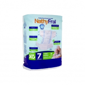 FRALDA NATHYFRAL ADULTO TAM XG C/7UND(12)