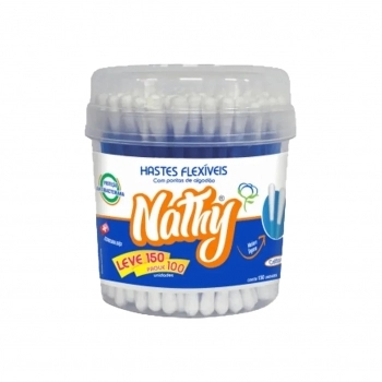 HASTES FLEXIVEIS NATHY COTTON C/ 150UN (48)