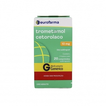 TROMETAMOL CETOROLACO 10MG 20COMP (60)