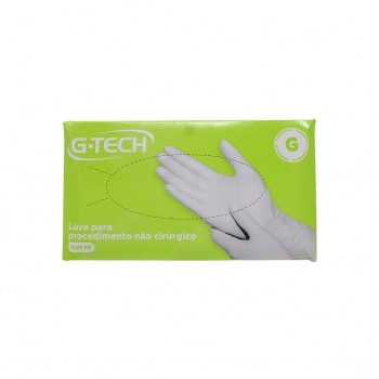 LUVA PROCED. TAM G C/PO 100UN (10)