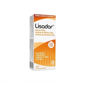 LISADOR 500+5+10MG C/24 COMP