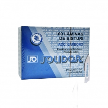 LAMINA BISTURI N.23 CARBONO 100UND - SOLIDOR