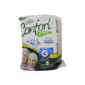FRALDA GERIATRICA CONFORT CARE G 08UNID