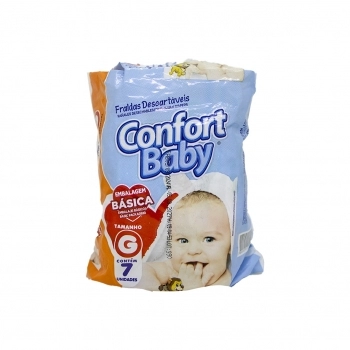 FRALDA CONFORT BABY BASICA G 07UNID(20)