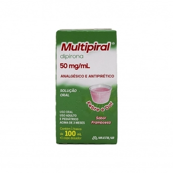 MULTIPIRAL-DIPIRONA 50MG/ML 100ML