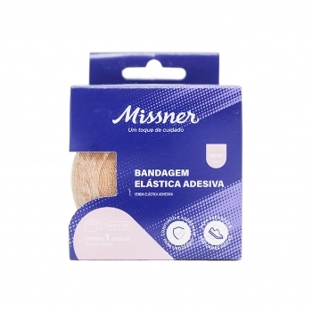 BANDAGEM ELASTICA ADESIVA 5CMX5M BEGE