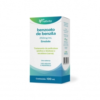 BENZOATO DE BENZILA 250MG/ML EMULSAO 100ML