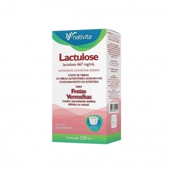 LACTULOSE 667MG/ML FRUTAS VERMELHAS 120ML(60)