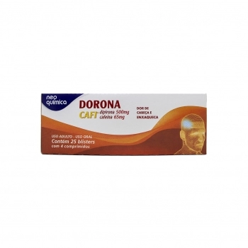DORONA CAFI 25X4 COMP - DIPIRONA 500MG+CAFEINA 65MG
