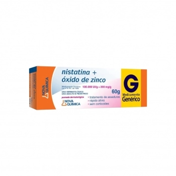 NISTATINA + OXIDO DE ZINCO POM 60G(56)