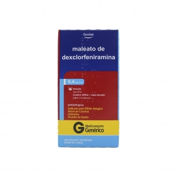 MAL DEXCLORFENIRAMINA 0,4MG/ML 120ML(24)