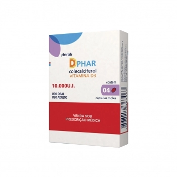 DPHAR - VITAMINA D3 10.000UI 04CAPS