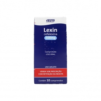 LEXIN - CEFALEXINA 500MG C/10COMP