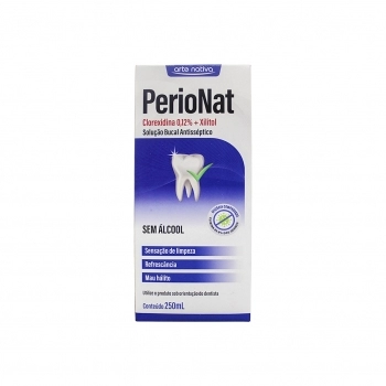 ANTISSEPTICO BUCAL PERIONAT 250ML S/ALCOOL CLOREX+XILITOL