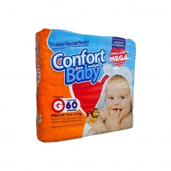 FRALDA DESCARTAVEL INFANTIL G C/60 (BOLINHA)