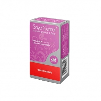 SAYA CONTROL - LEVONORGESTREL 1,5MG 01 COMP