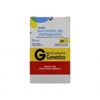 SUCCINATO DE METOPROLOL 25MG 30COMP