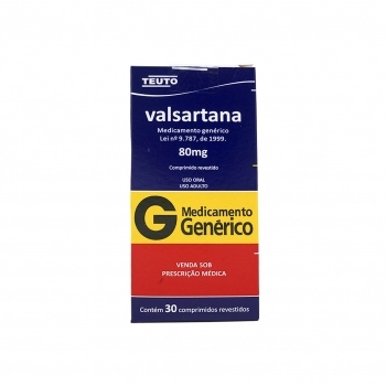VALSARTANA 80MG 30COMP