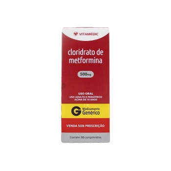 CLOR METFORMINA 500MG 30COMP (56)