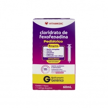 CLOR FEXOFENADINA 6MG/ML 60ML
