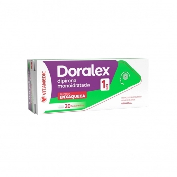 DORALEX 1G 20COMP - DIPIRONA MONOIDRATADA