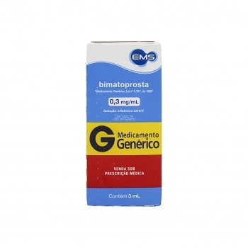 BIMATOPROSTA 0,3MG/ML SOL OFT 3MLGEN EMS