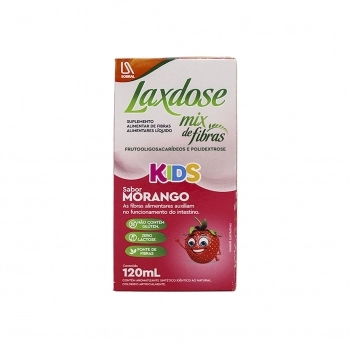LAXDOSE MIX FIBRAS KIDS MORANGO 120ML