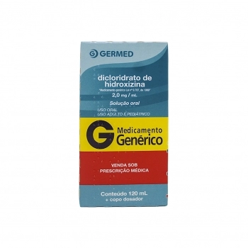 DICLOR HIDROXIZINA 2,0MG/ML 120ML