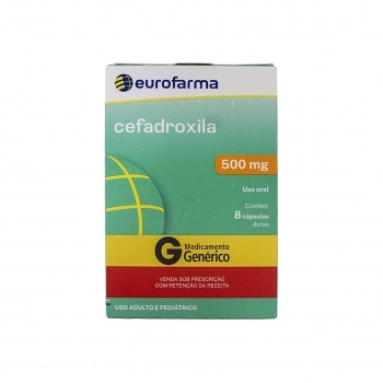 CEFADROXILA 500MG 08CAPS