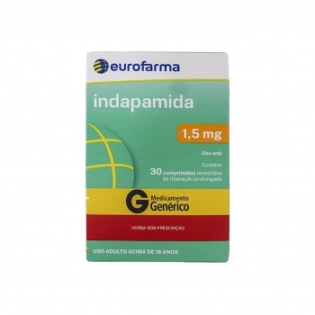 INDAPAMIDA 1,5MG 30COMP