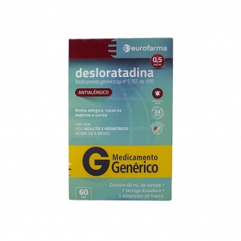 DESLORATADINA 0,5MG/ML 60ML