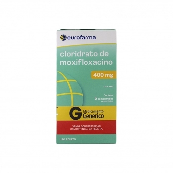 CLORIDRATO MOXIFLOXACINO 400 MG 05 COMP