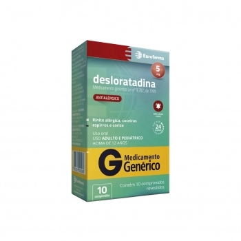 DESLORATADINA 5MG C/10 COMP