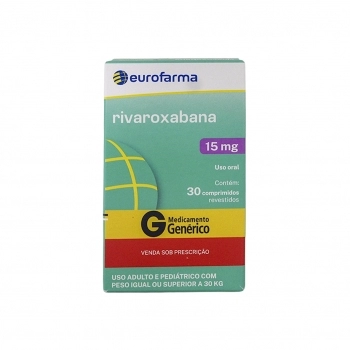 RIVAROXABANA 15MG 30COMP