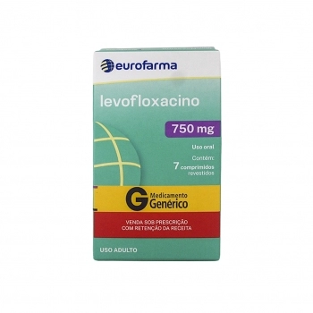 GEN LEVOFLOXACINO 750MG 07COMP