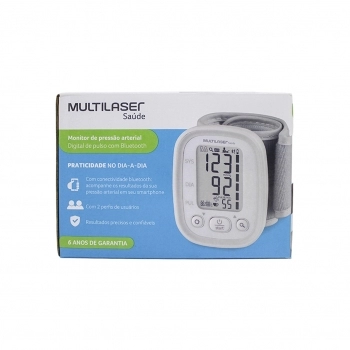 APARELHO DE PRESSAO DIG PULSO C/BLUETOOTH HC205