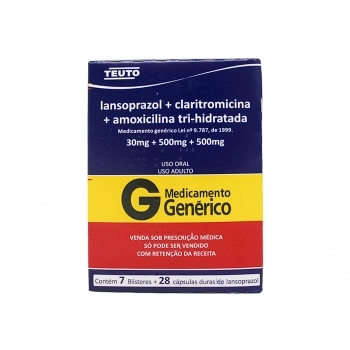 LANSOPRAZ+CLARIT+AMOXI C/28CAPS (30)