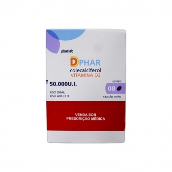 DPHAR - VITAMINA D3 50.000UI 08CAPS